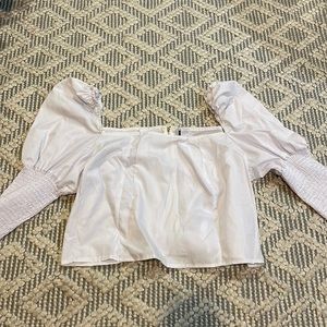 White Crop Top 3X Prettylittlething